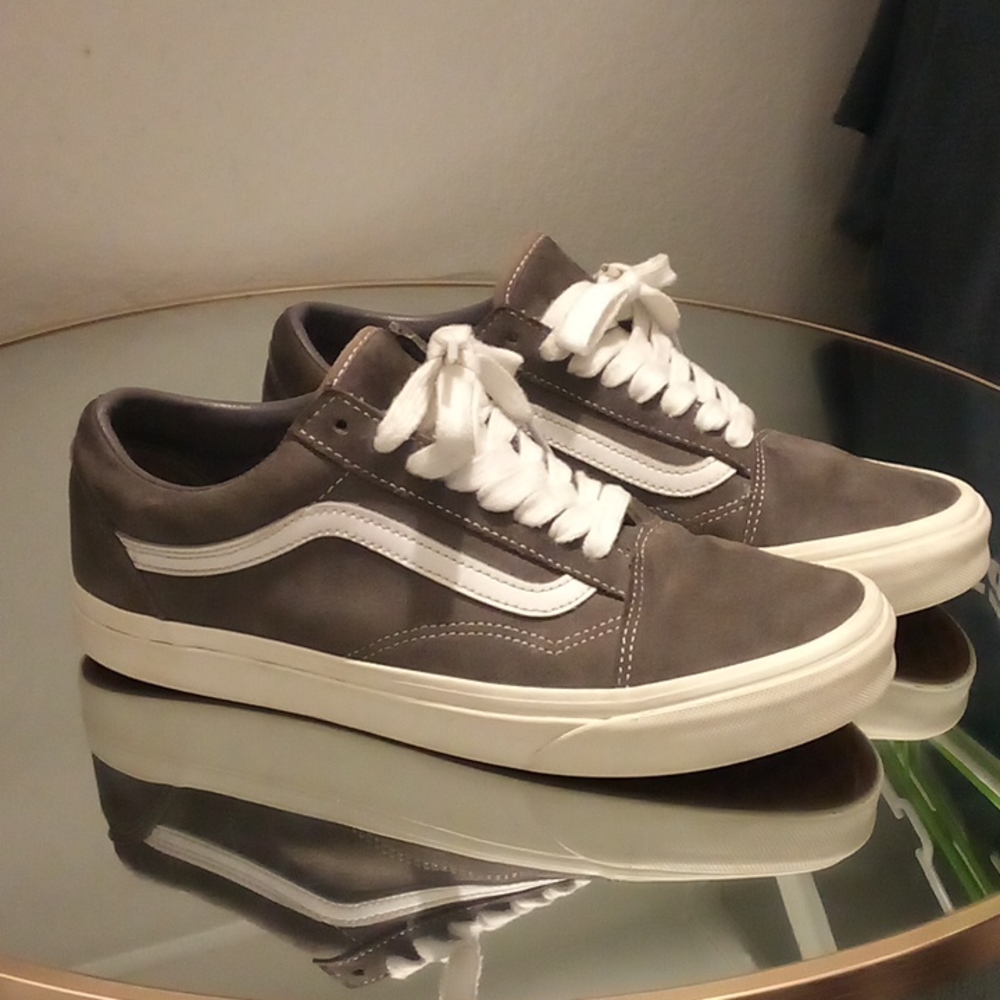 Grey Suede Old Skool Vans